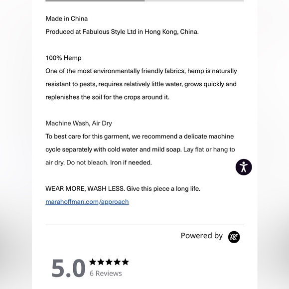 Mara Hoffman Sunja Skirt in 00, BNWT - Picture 6 of 7